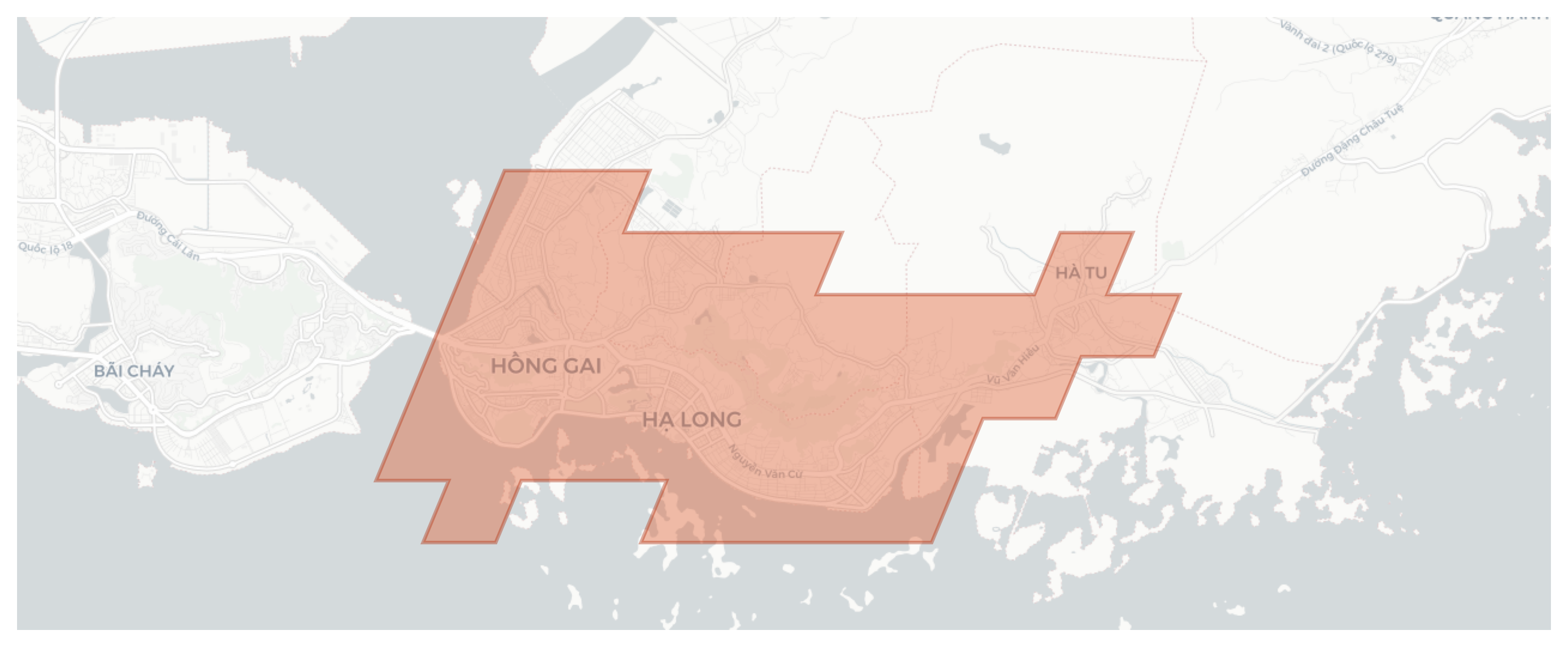 Hạ Long geographic map