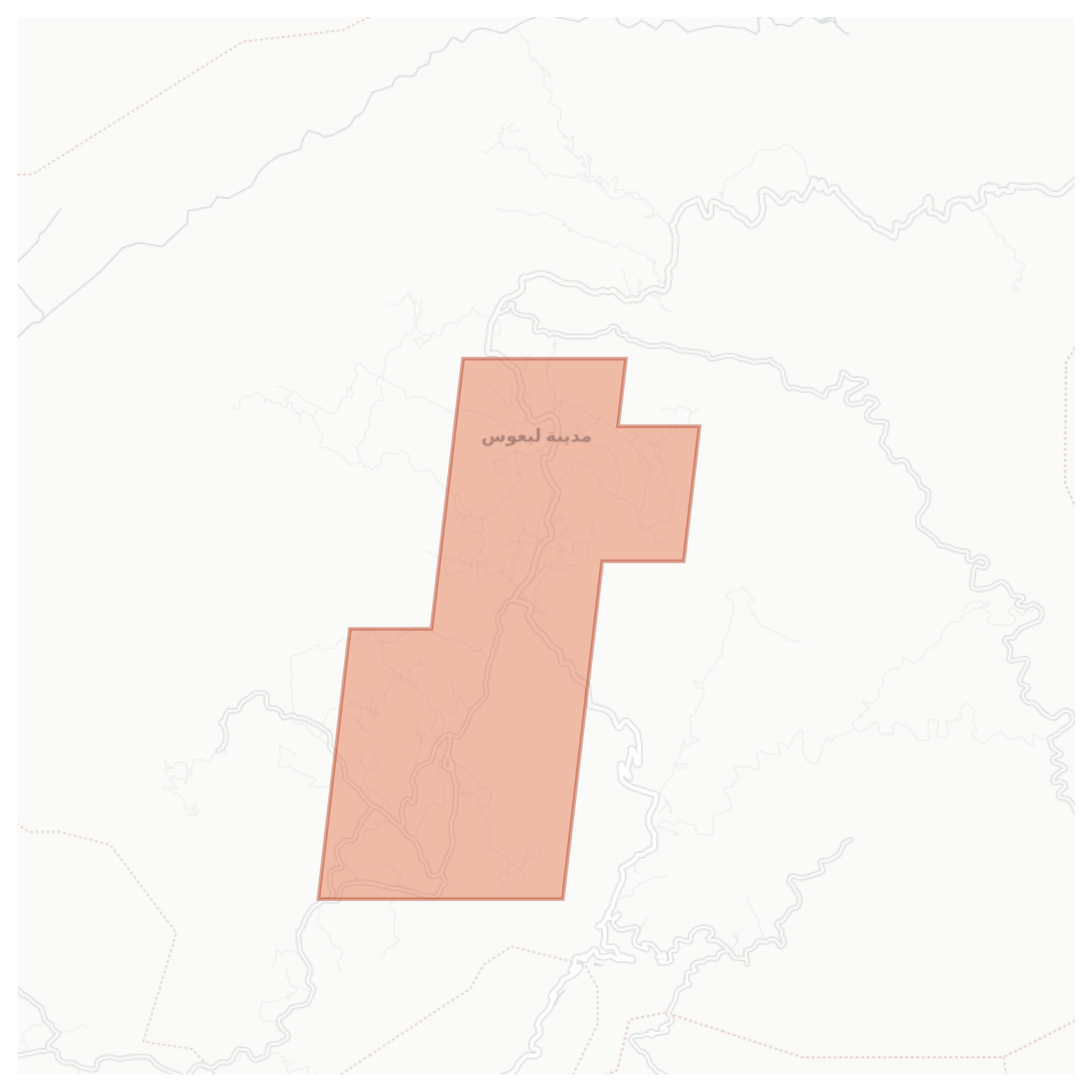 Madinat Lab'ūs geographic map